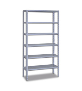 Prateleira Desmontável 6 Bandejas Cinza S/A Gôndolas